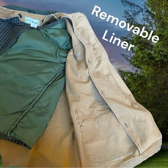 Men's Original Field Coat with PrimaLoft Liner Size Large Saddle Style H147 - Picture 6 of 16